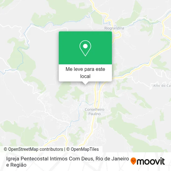 Igreja Pentecostal Intimos Com Deus mapa