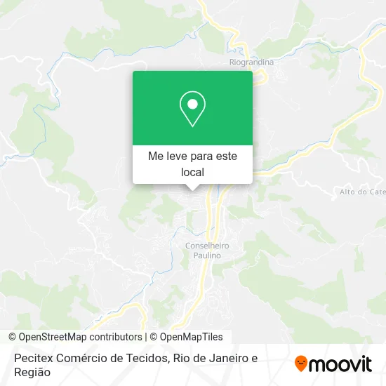 Pecitex Comércio de Tecidos mapa
