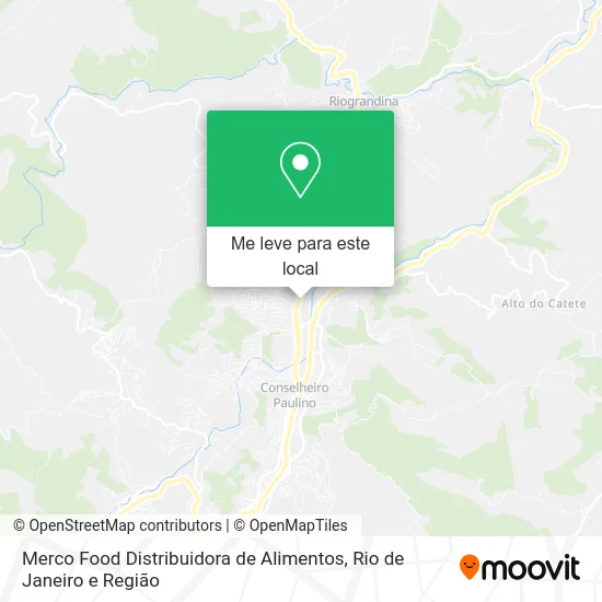 Merco Food Distribuidora de Alimentos mapa