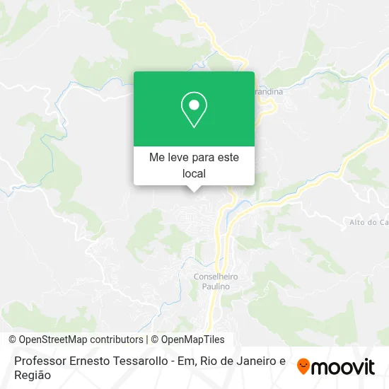 Professor Ernesto Tessarollo - Em mapa