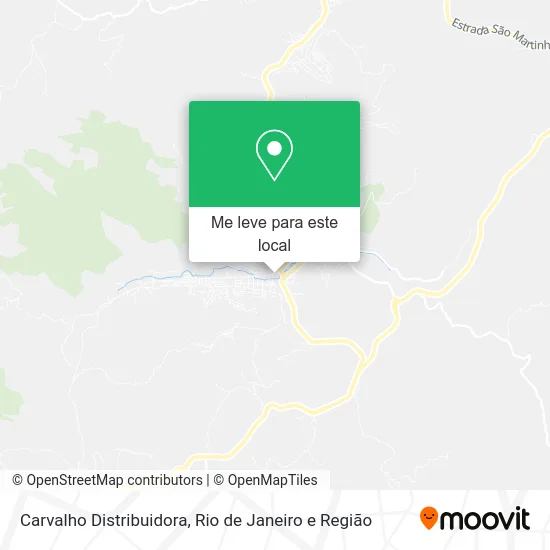 Carvalho Distribuidora mapa