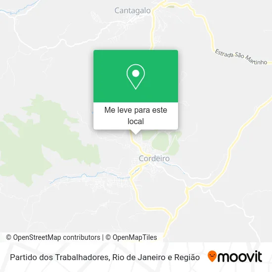 Partido dos Trabalhadores mapa
