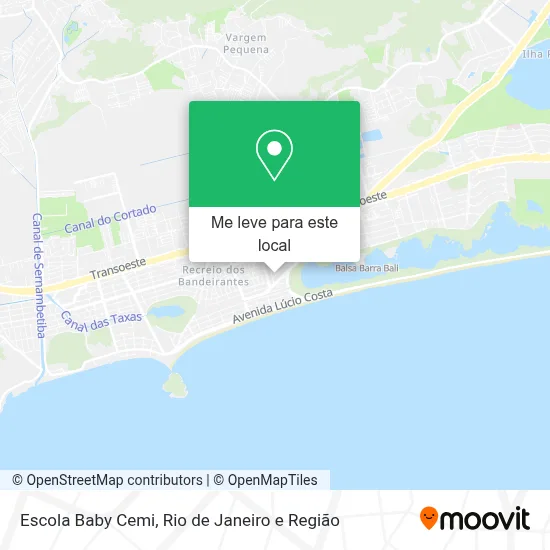 Escola Baby Cemi mapa