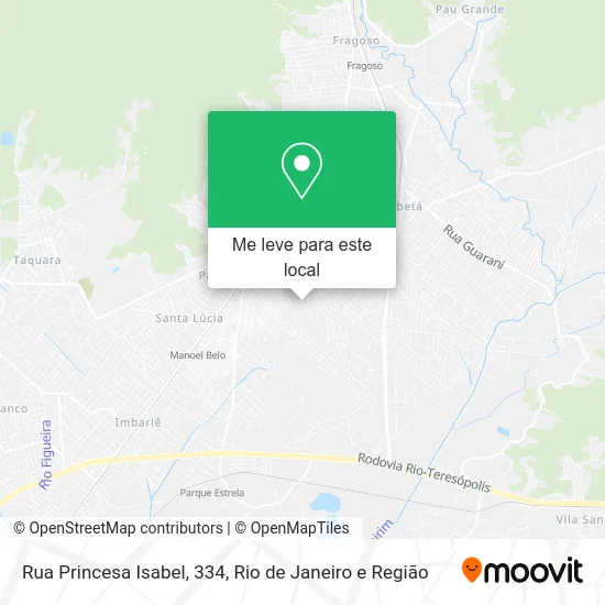 Rua Princesa Isabel, 334 mapa