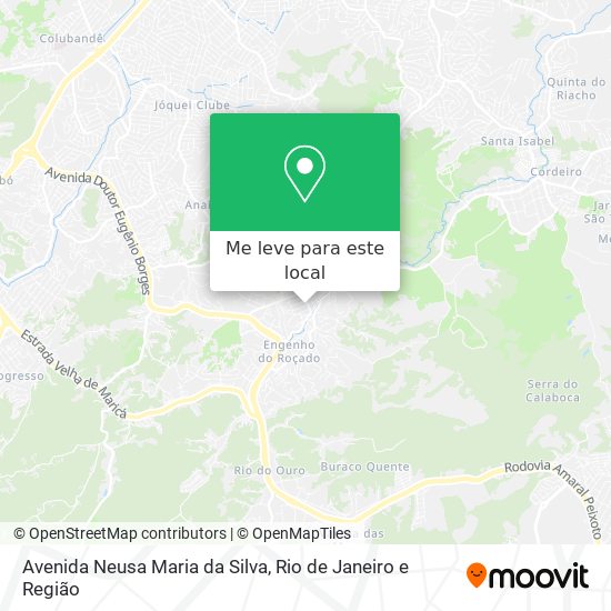 Avenida Neusa Maria da Silva mapa