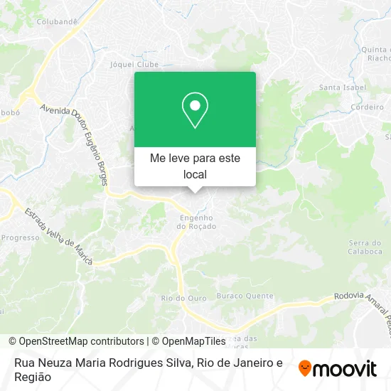 Rua Neuza Maria Rodrigues Silva mapa