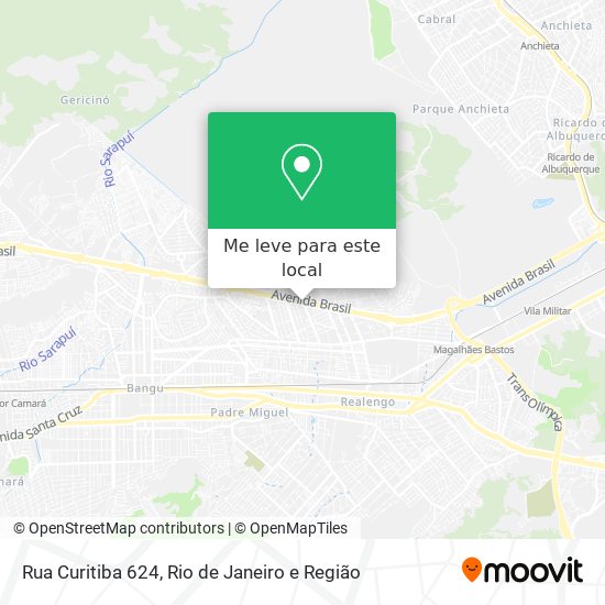 Rua Curitiba 624 mapa