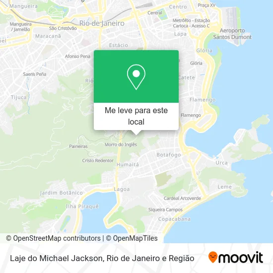 Laje do Michael Jackson mapa