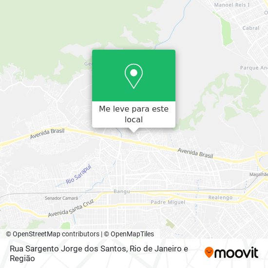 Rua Sargento Jorge dos Santos mapa