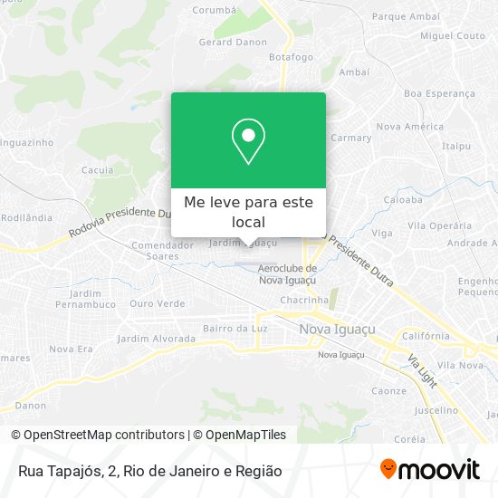 Rua Tapajós, 2 mapa