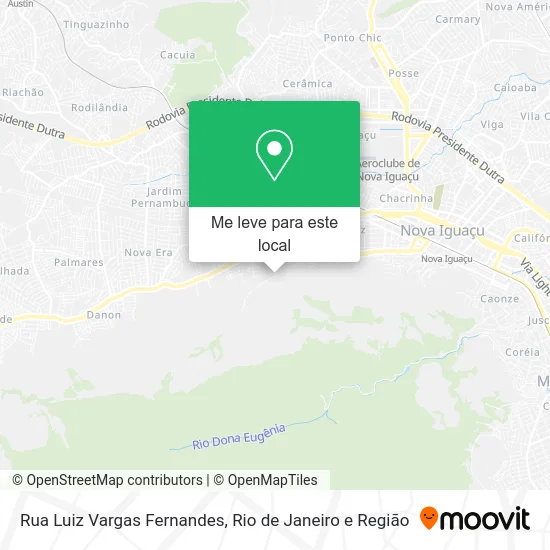 Rua Luiz Vargas Fernandes mapa