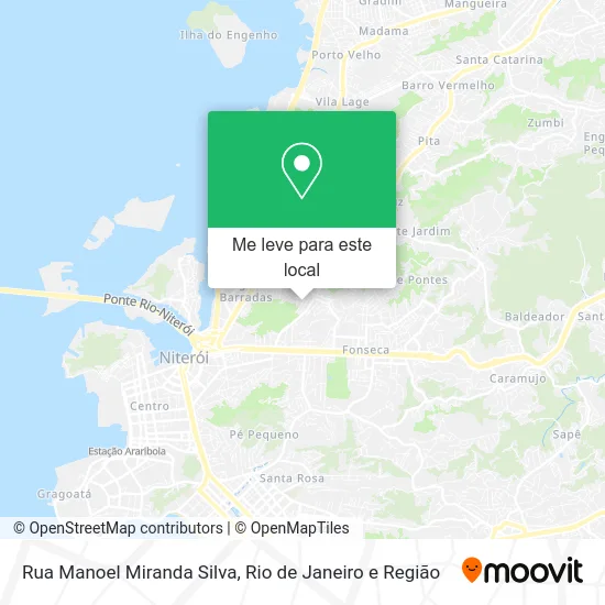 Rua Manoel Miranda Silva mapa
