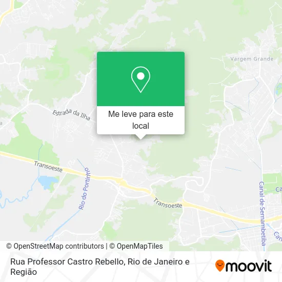 Rua Professor Castro Rebello mapa