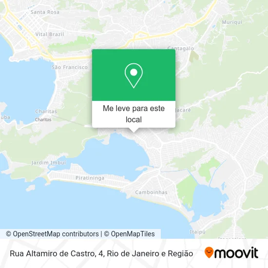 Rua Altamiro de Castro, 4 mapa