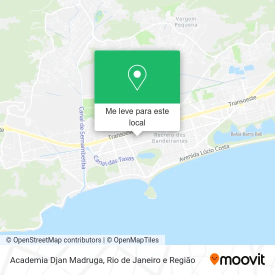 Academia Djan Madruga mapa