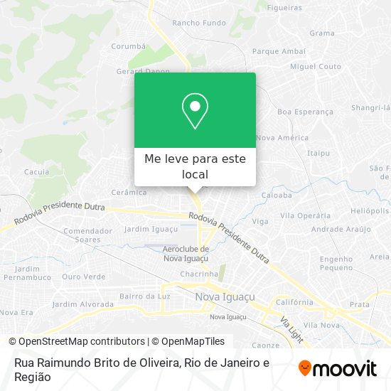 Rua Raimundo Brito de Oliveira mapa