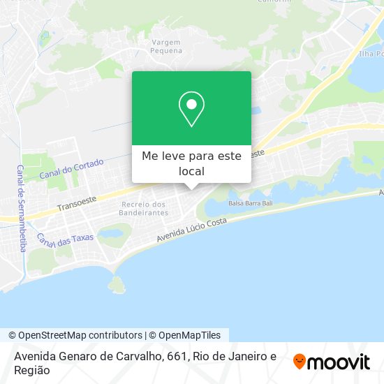 Avenida Genaro de Carvalho, 661 mapa