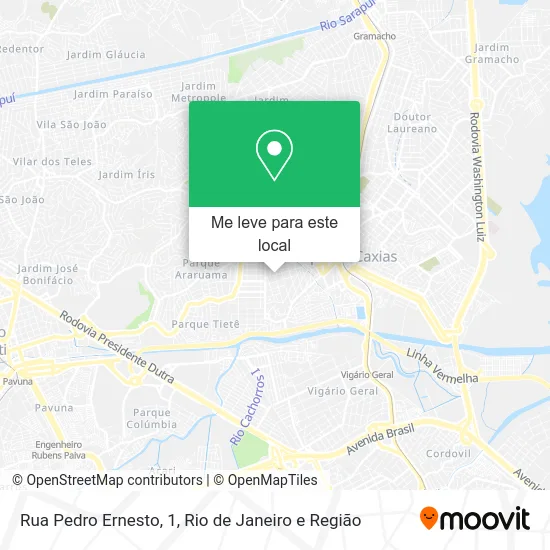Rua Pedro Ernesto, 1 mapa