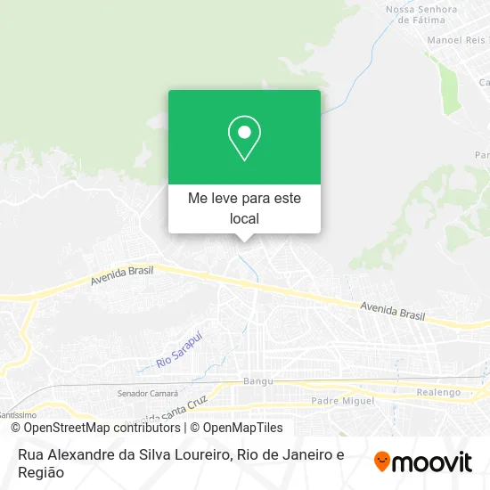 Rua Alexandre da Silva Loureiro mapa