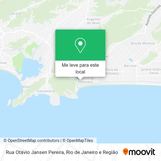 Rua Otávio Jansen Pereira mapa