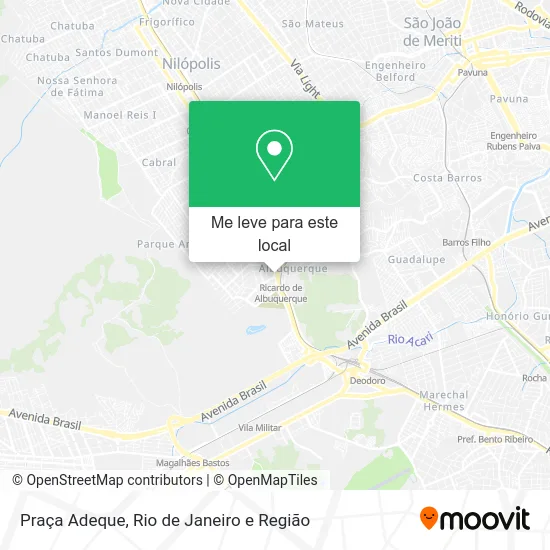 Praça Adeque mapa