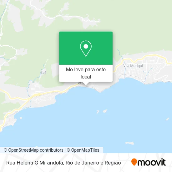 Rua Helena G Mirandola mapa