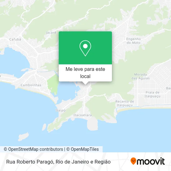 Rua Roberto Paragó mapa