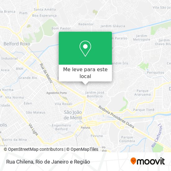 Rua Chilena mapa