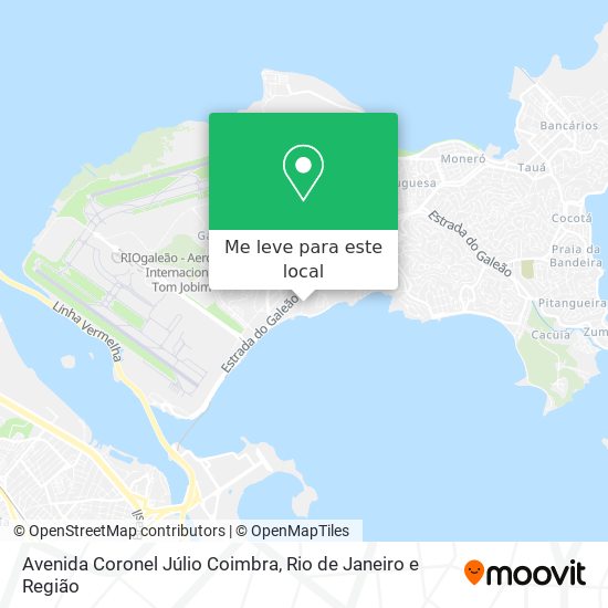 Avenida Coronel Júlio Coimbra mapa