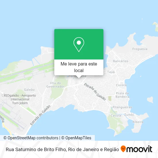 Rua Saturnino de Brito Filho mapa