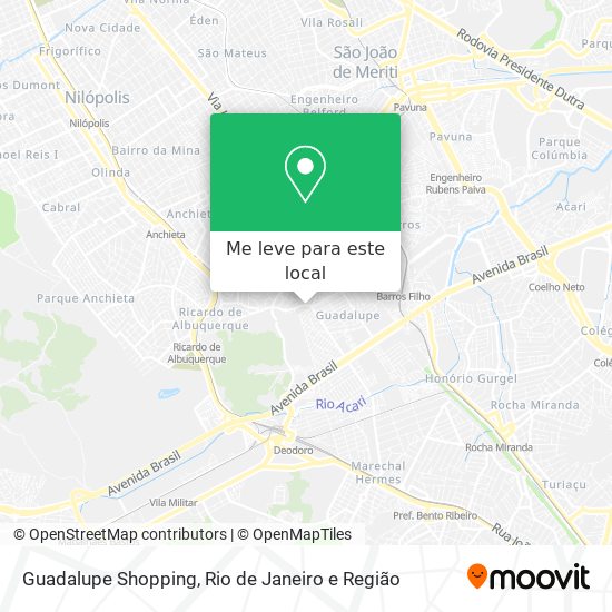 Guadalupe Shopping mapa