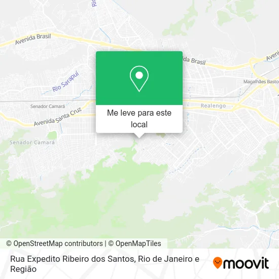 Rua Expedito Ribeiro dos Santos mapa