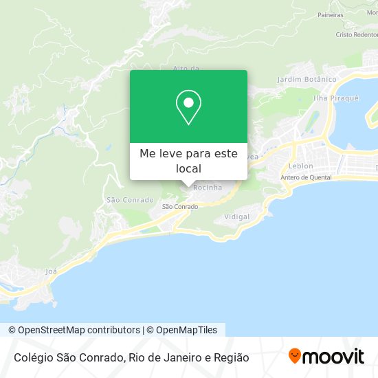 Colégio São Conrado mapa