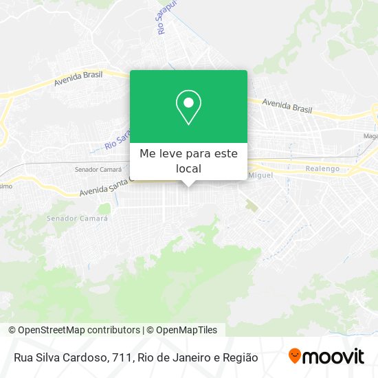 Rua Silva Cardoso, 711 mapa