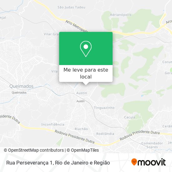 Rua Perseverança 1 mapa