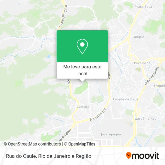 Rua do Caule mapa