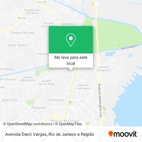 Avenida Darci Vargas mapa
