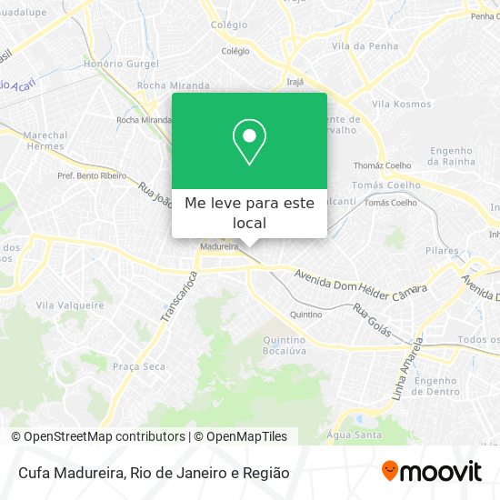 Cufa Madureira mapa