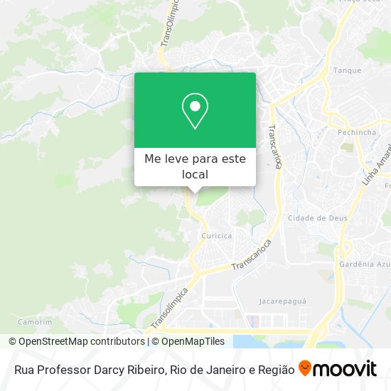 Rua Professor Darcy Ribeiro mapa