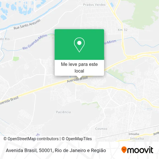 Avenida Brasil, 50001 mapa
