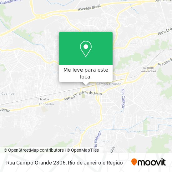 Rua Campo Grande 2306 mapa