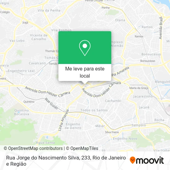Rua Jorge do Nascimento Silva, 233 mapa