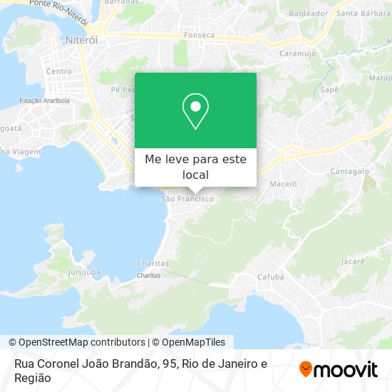 Rua Coronel João Brandão, 95 mapa