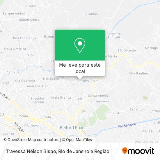 Travessa Nélson Bispo mapa