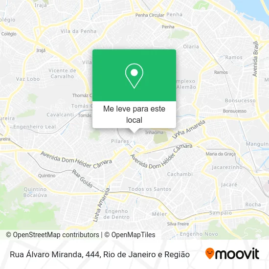 Rua Álvaro Miranda, 444 mapa