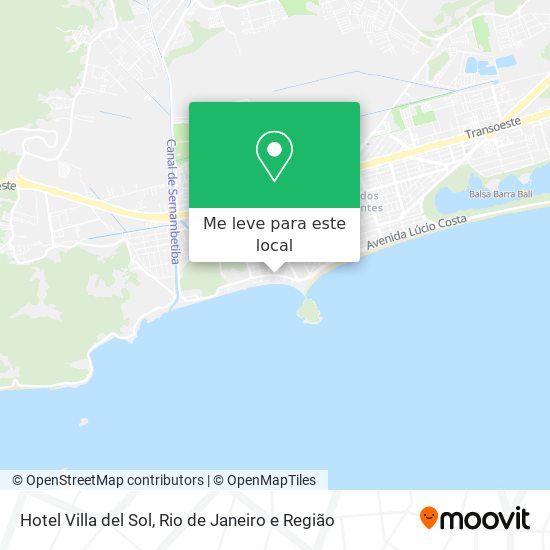 Hotel Villa del Sol mapa
