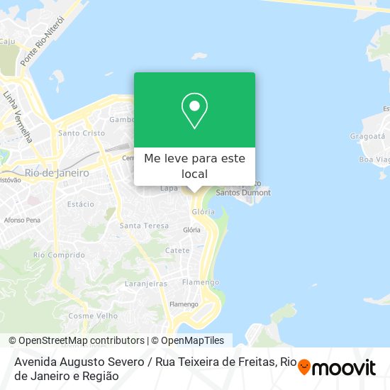 Avenida Augusto Severo / Rua Teixeira de Freitas mapa