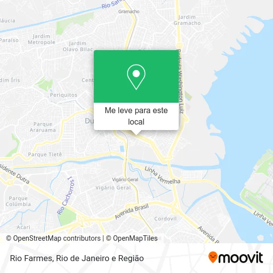 Rio Farmes mapa
