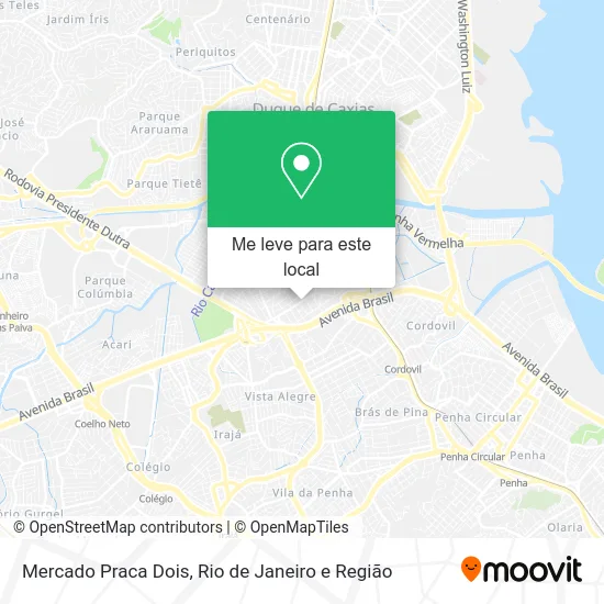 Mercado Praca Dois mapa