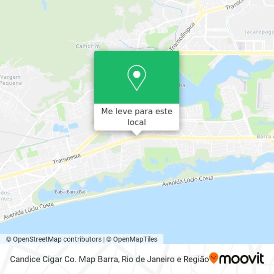 Candice Cigar Co. Map Barra mapa